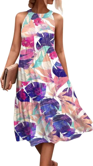 Dresses for Women 2025 Sleeveless Maxi Dress Women Dresses Spring Solid Color Womens Dresses Tea