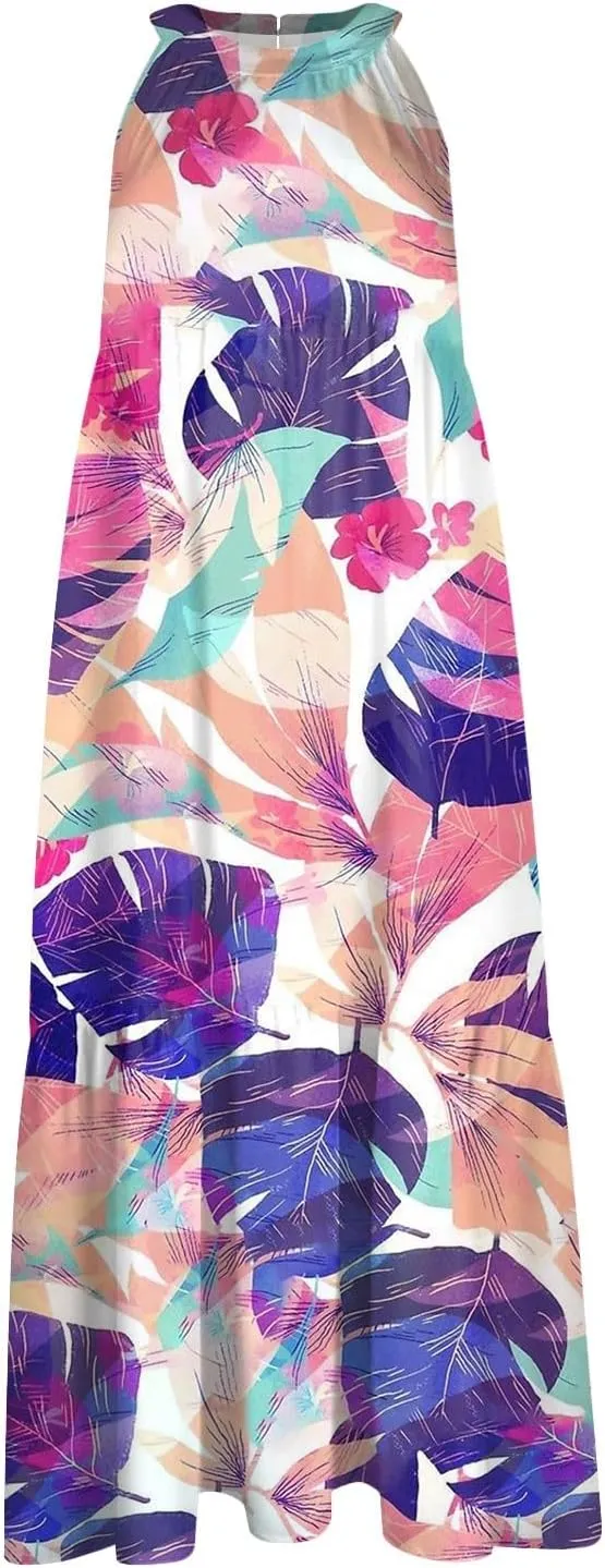 Dresses for Women 2025 Sleeveless Maxi Dress Women Dresses Spring Solid Color Womens Dresses Tea