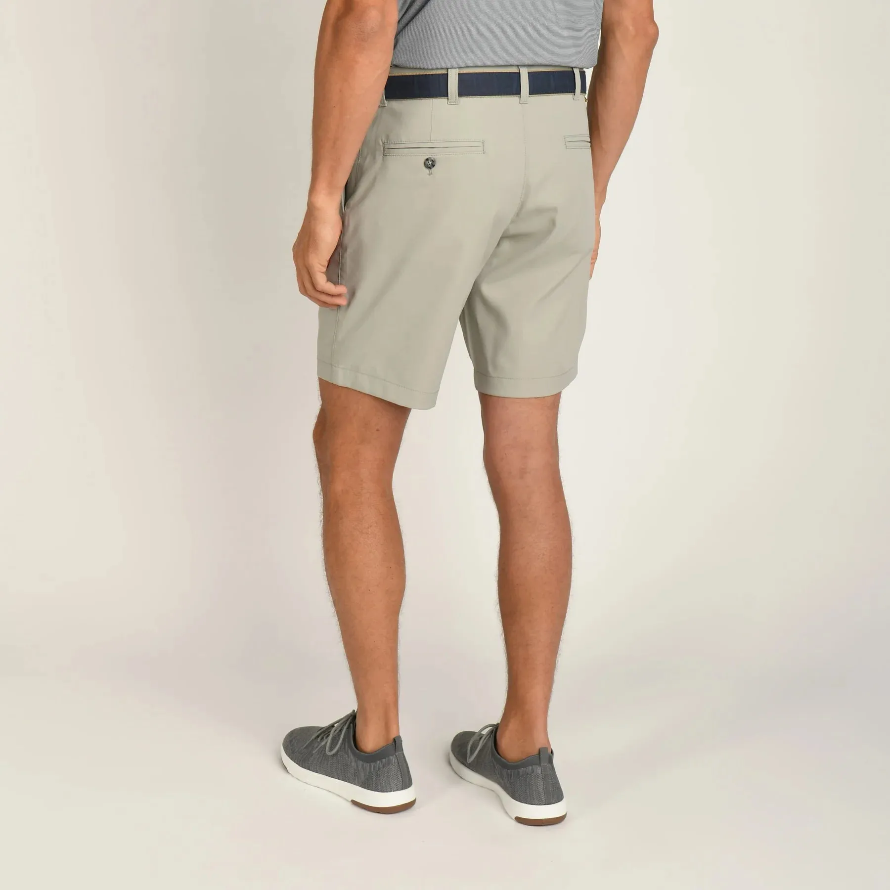 Duck Head 9in Long Drive Performance Short Grey