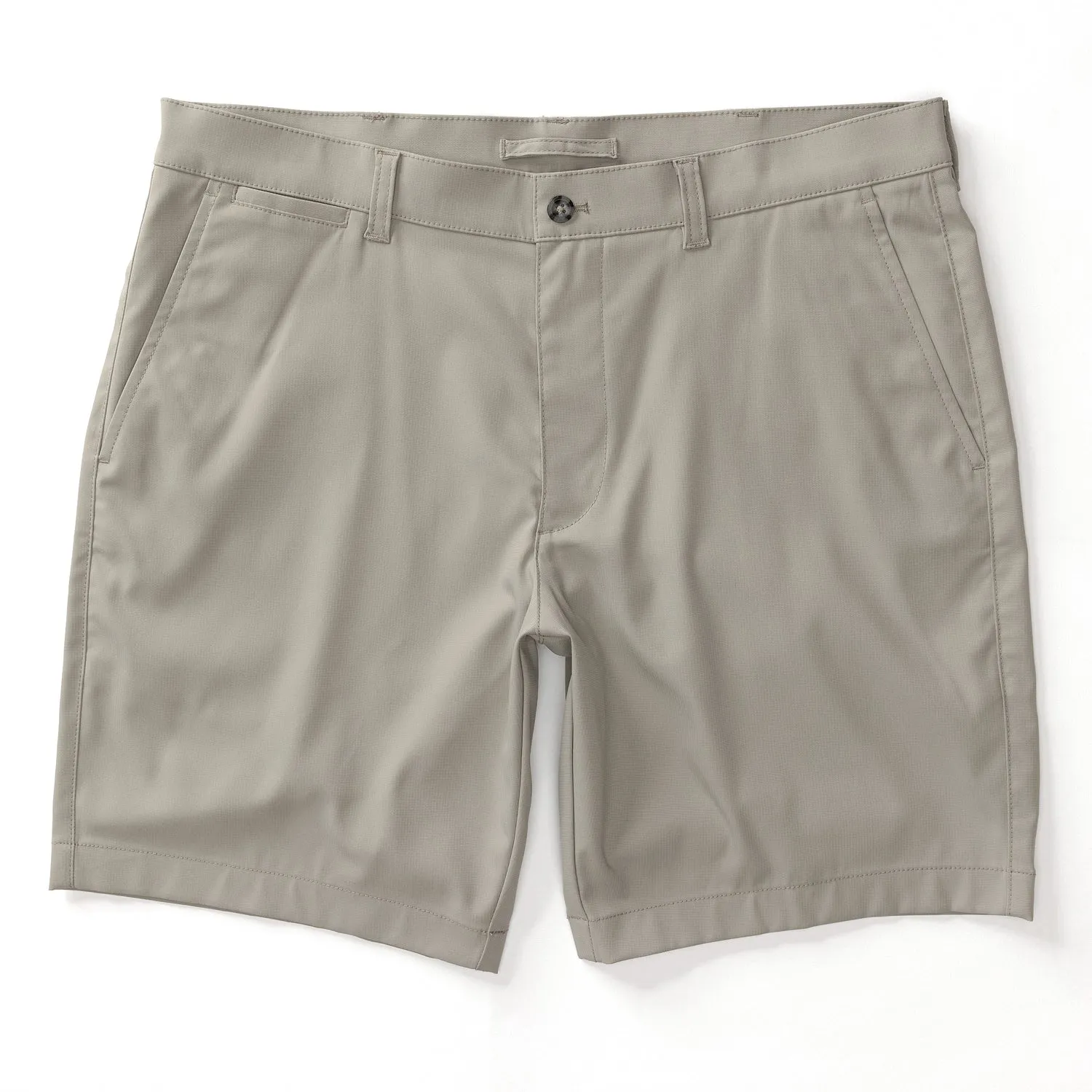 Duck Head 9in Long Drive Performance Short Grey