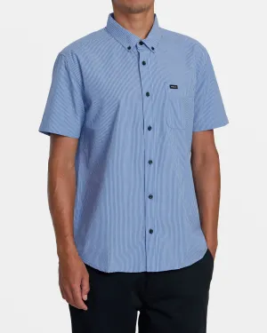 Endless Seersucker Short Sleeve Shirt - Cool Blue
