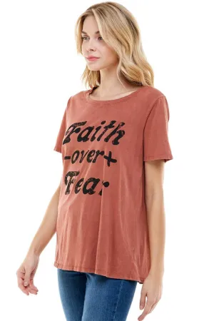 Faith over Fear SS top