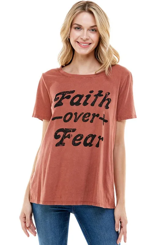 Faith over Fear SS top