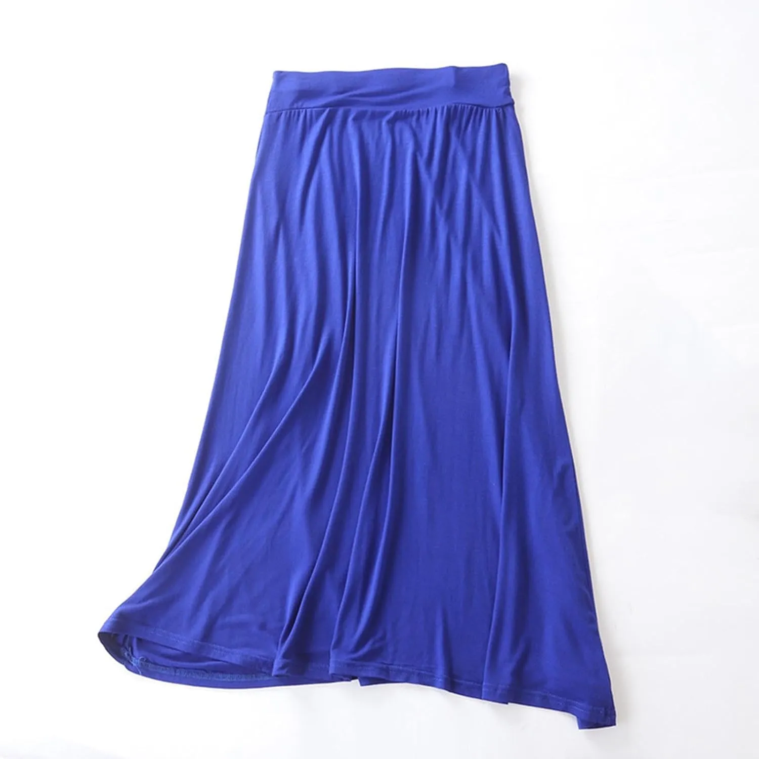 Fall 2024 Tulle Long Skirts for Women Fashion Soft Irregular Hem High Waist Skirt Pleated Solid Color Mesh Midi Dress