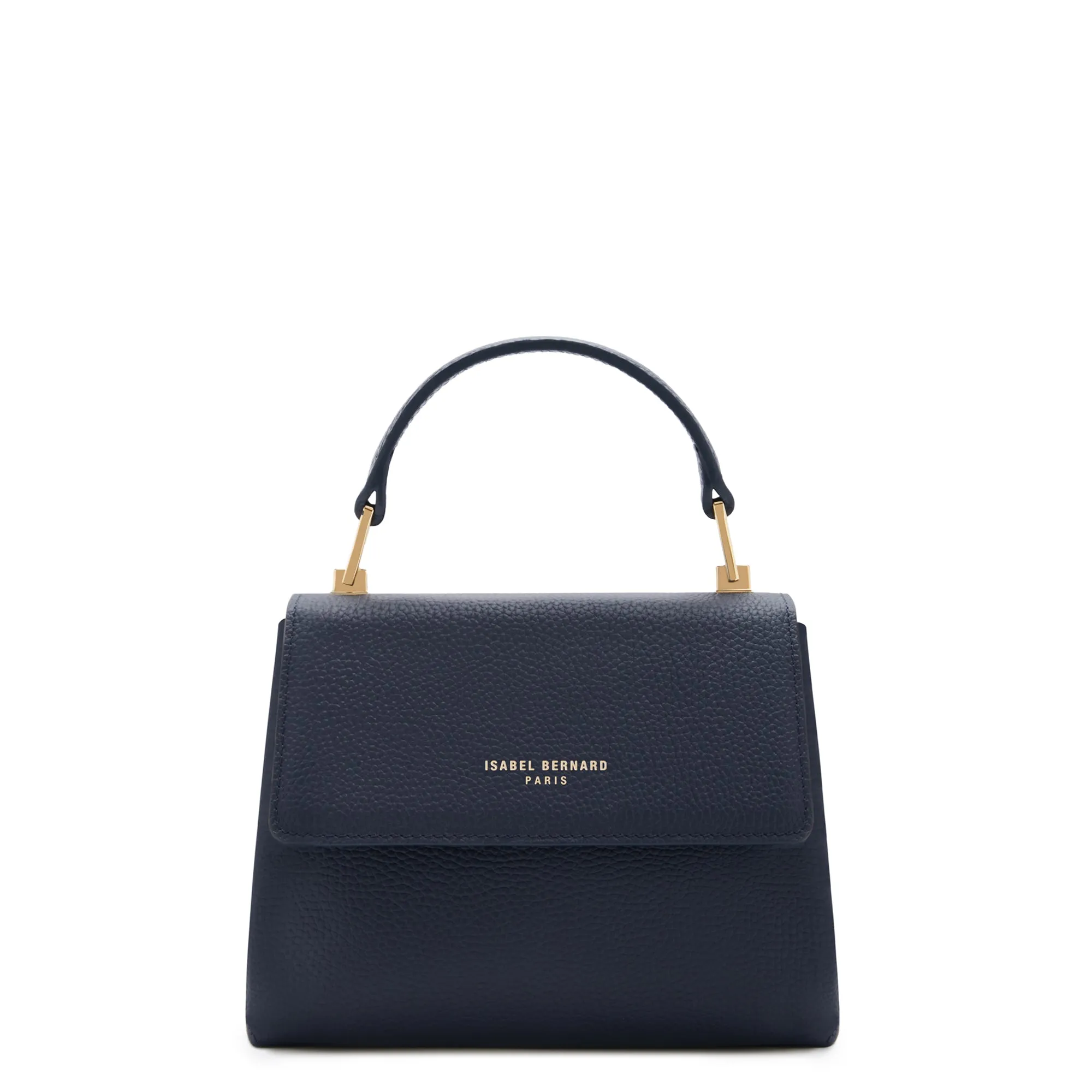 Femme Forte Heline blue calfskin leather handbag