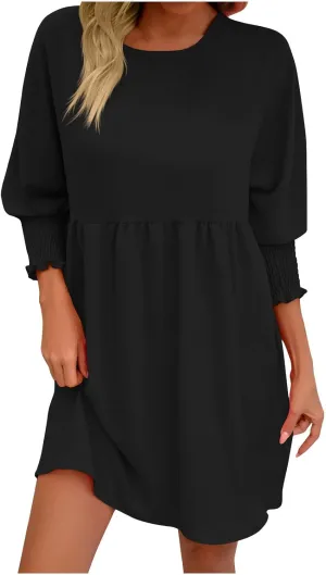 Firzero Summer Dresses for Women 2024 Sexy Skew Collar Sleeveless Sundress Casual Loose Fit Beach Dress Tank Dress