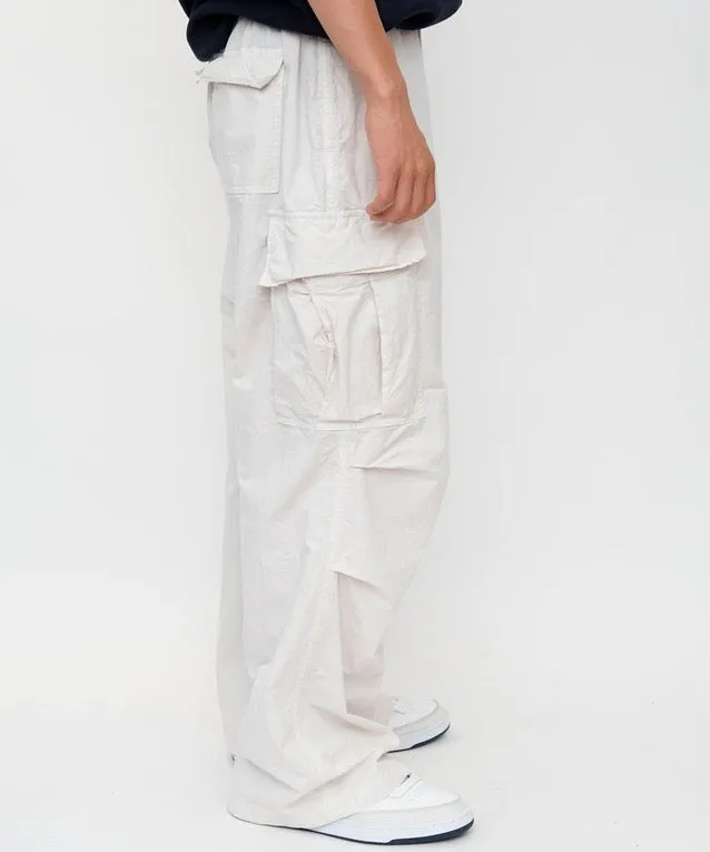 GARMENT DYE FIELD EASY PANTS "IVORY"