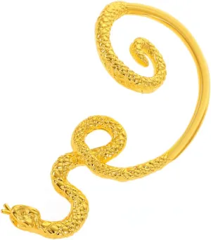 Gatuida Metal Snake Ear Clip Snake Ear Cuff for Women No Piercing Earring Punk Style Earrings