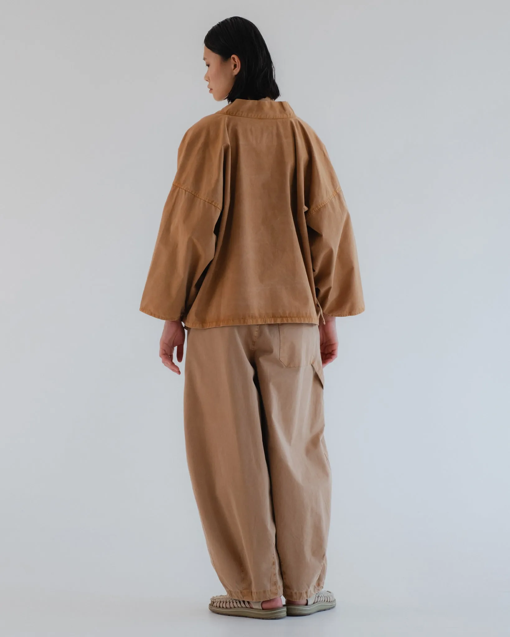 G.o.D Kimono Fine Broken Twill Almond