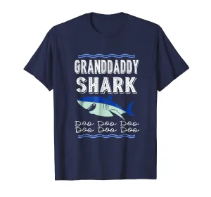 Granddaddy Shark T Shirt Mother Father Halloween