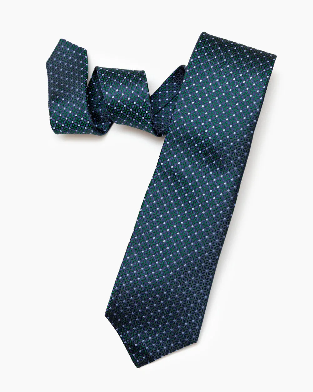 Green Woven Foulard