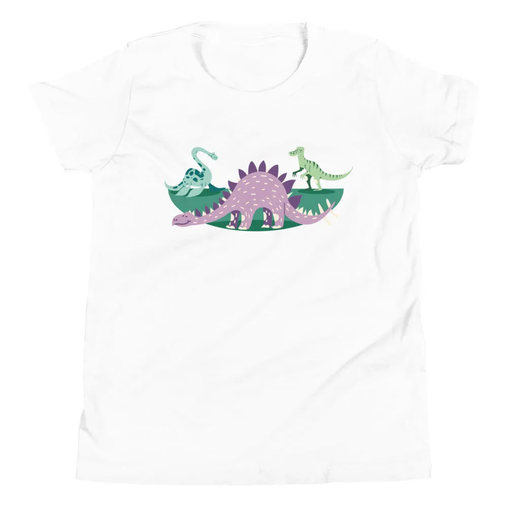 Happy Dinos - Girls Dinosaur Shirt