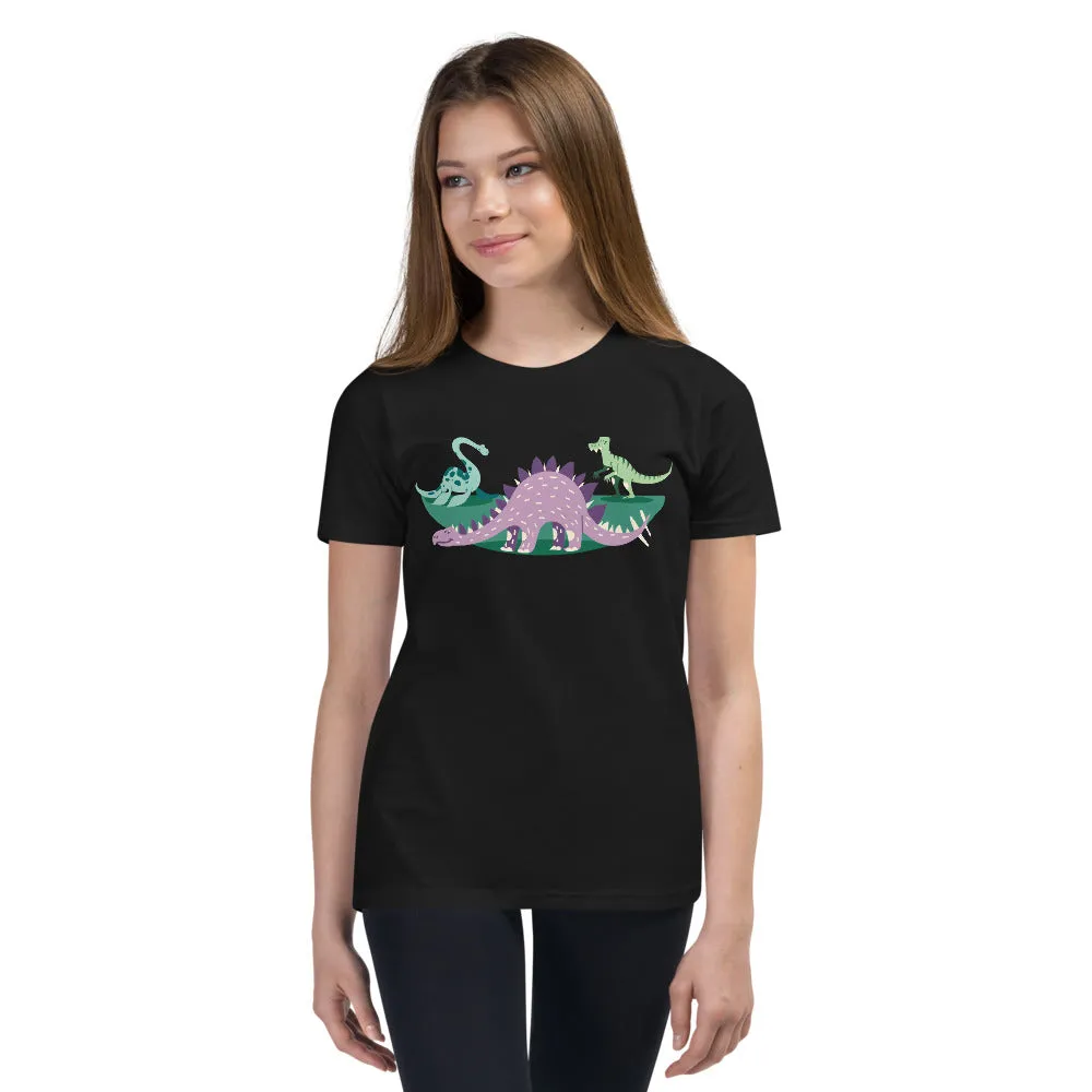 Happy Dinos - Girls Dinosaur Shirt