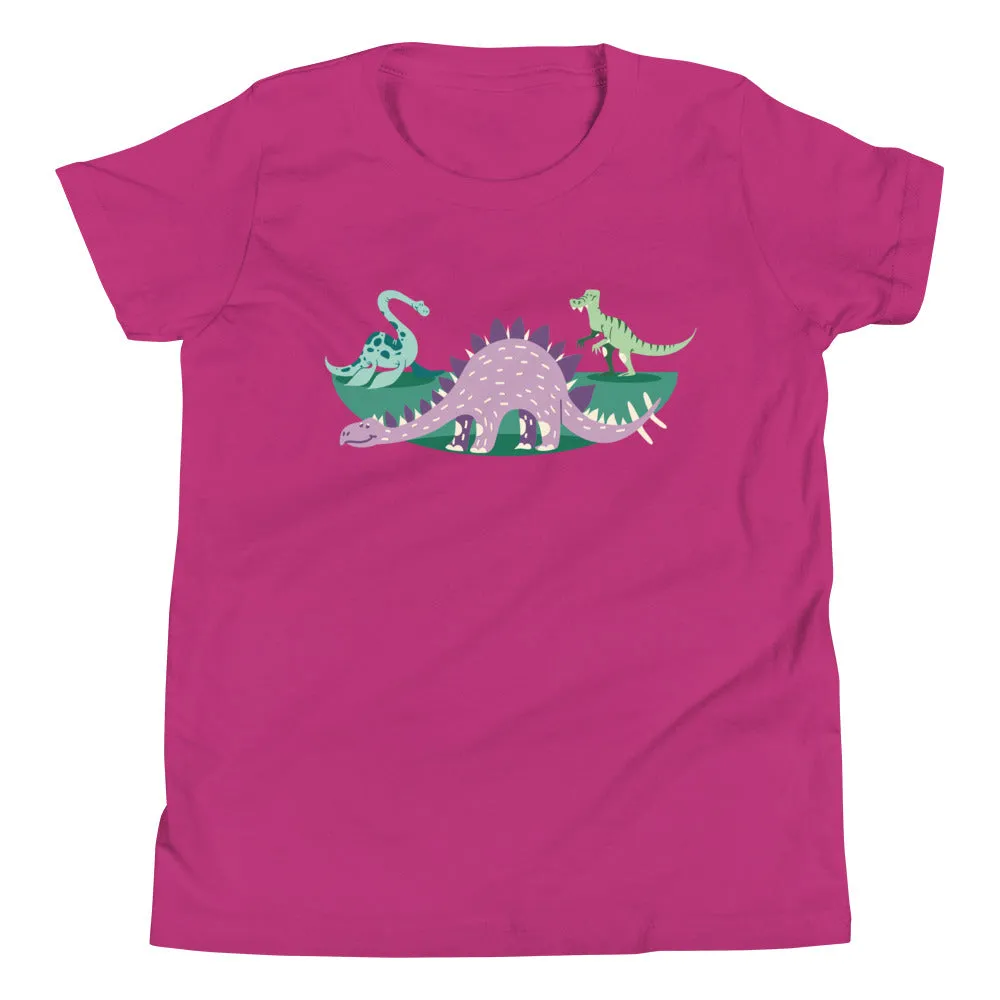 Happy Dinos - Girls Dinosaur Shirt