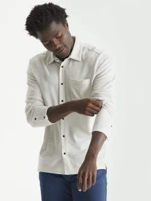 Japanese Merino Snap-Up - Bone
