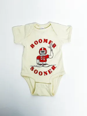 KIDS OU football player onesie natural