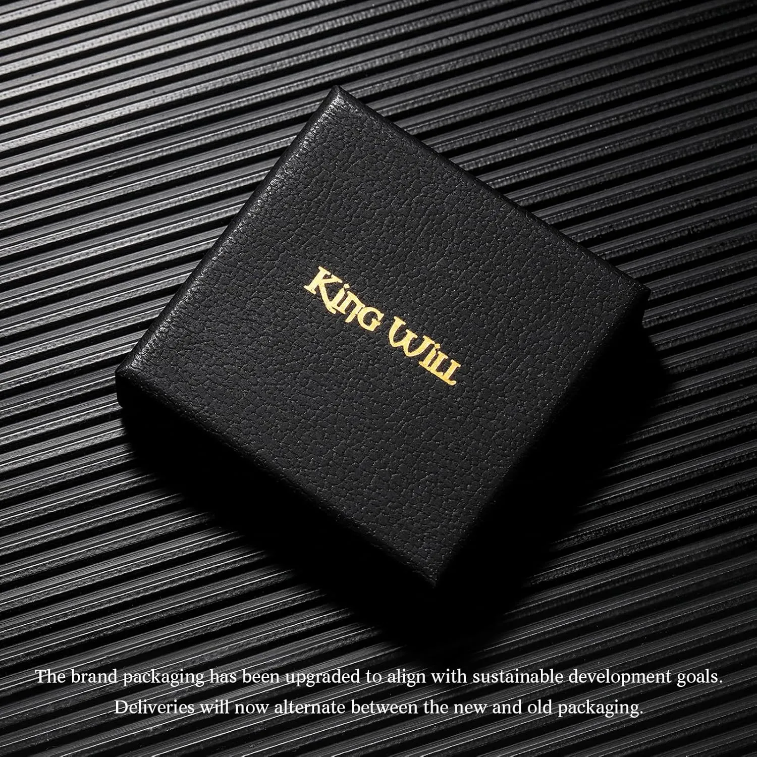 King Will Stainless Steel Wedding Ring for Men Women, Black/Silver Wdding Band Plated Matte Finish&Polished Beveled Edge with Laser I Love You, 2mm-8mm Wedding Ring Band Comfort Fit Size 4-15