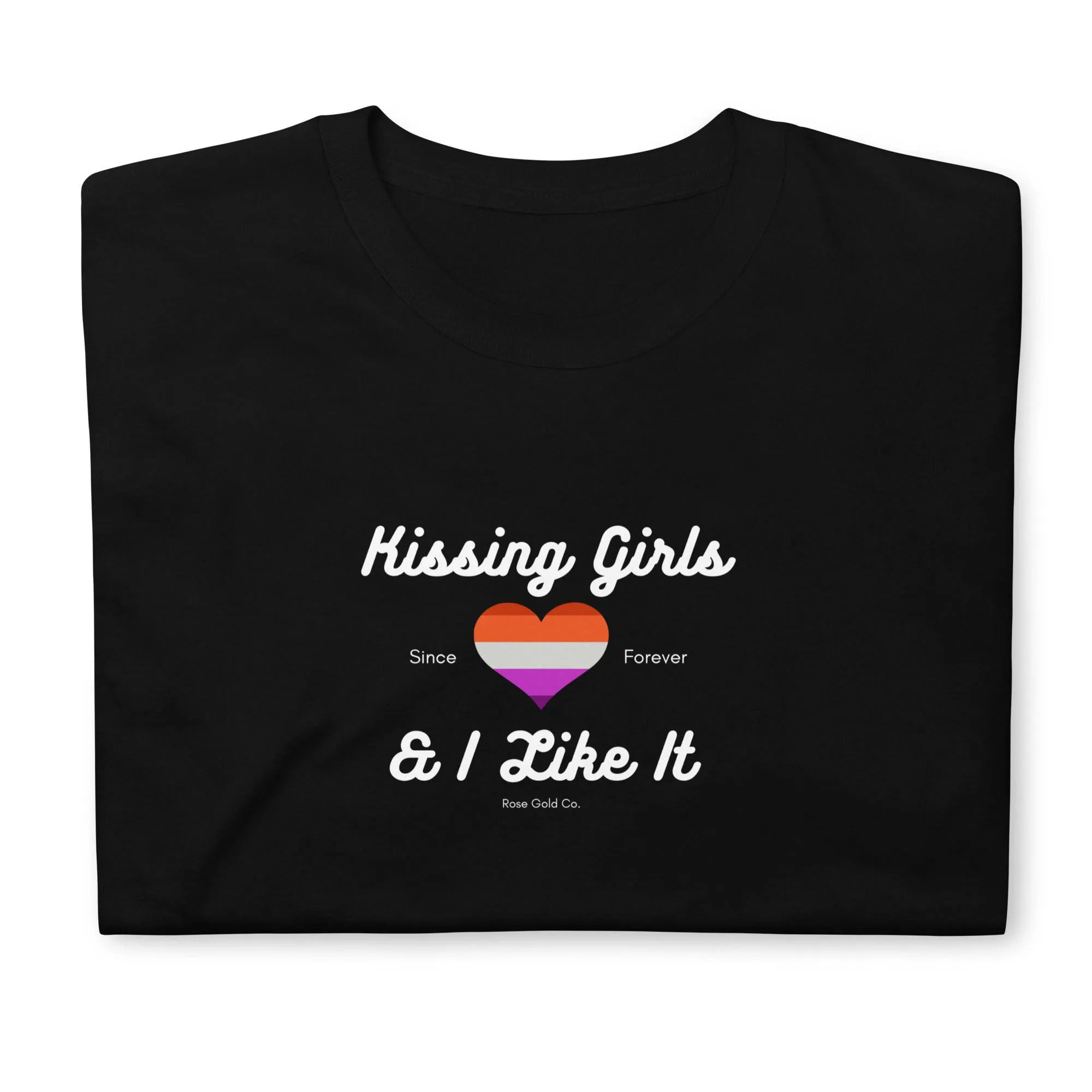 Kissing Girls & I like it Lesbian Short-Sleeve Unisex T-Shirt