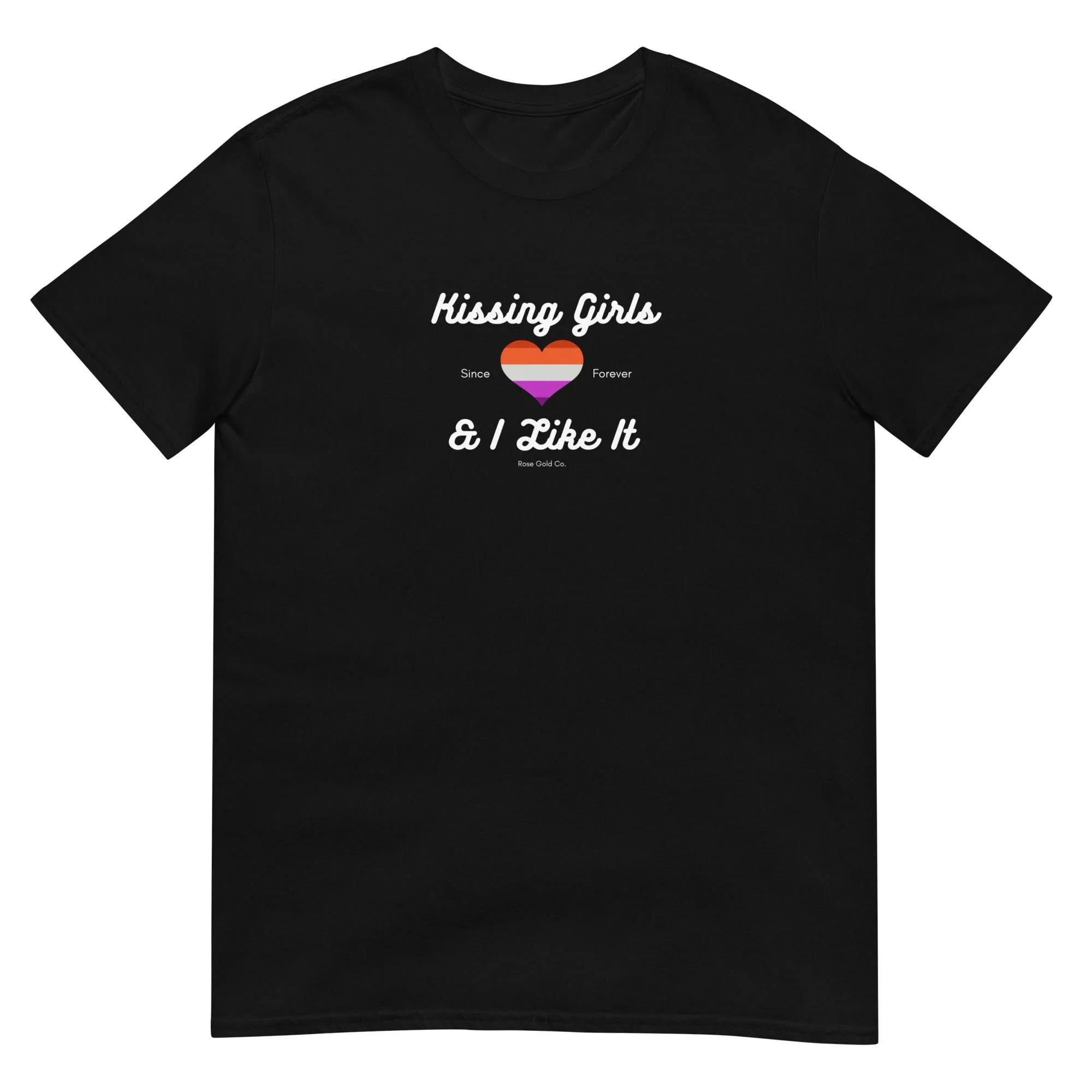Kissing Girls & I like it Lesbian Short-Sleeve Unisex T-Shirt