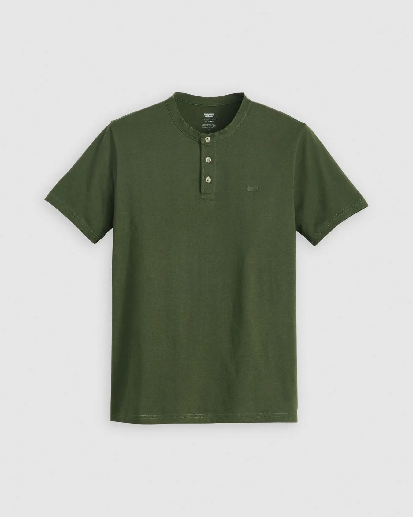 Levi's® S/S Housemark Henley - Kombu Green