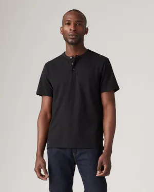 Levi's® S/S Housemark Henley - Mineral Black