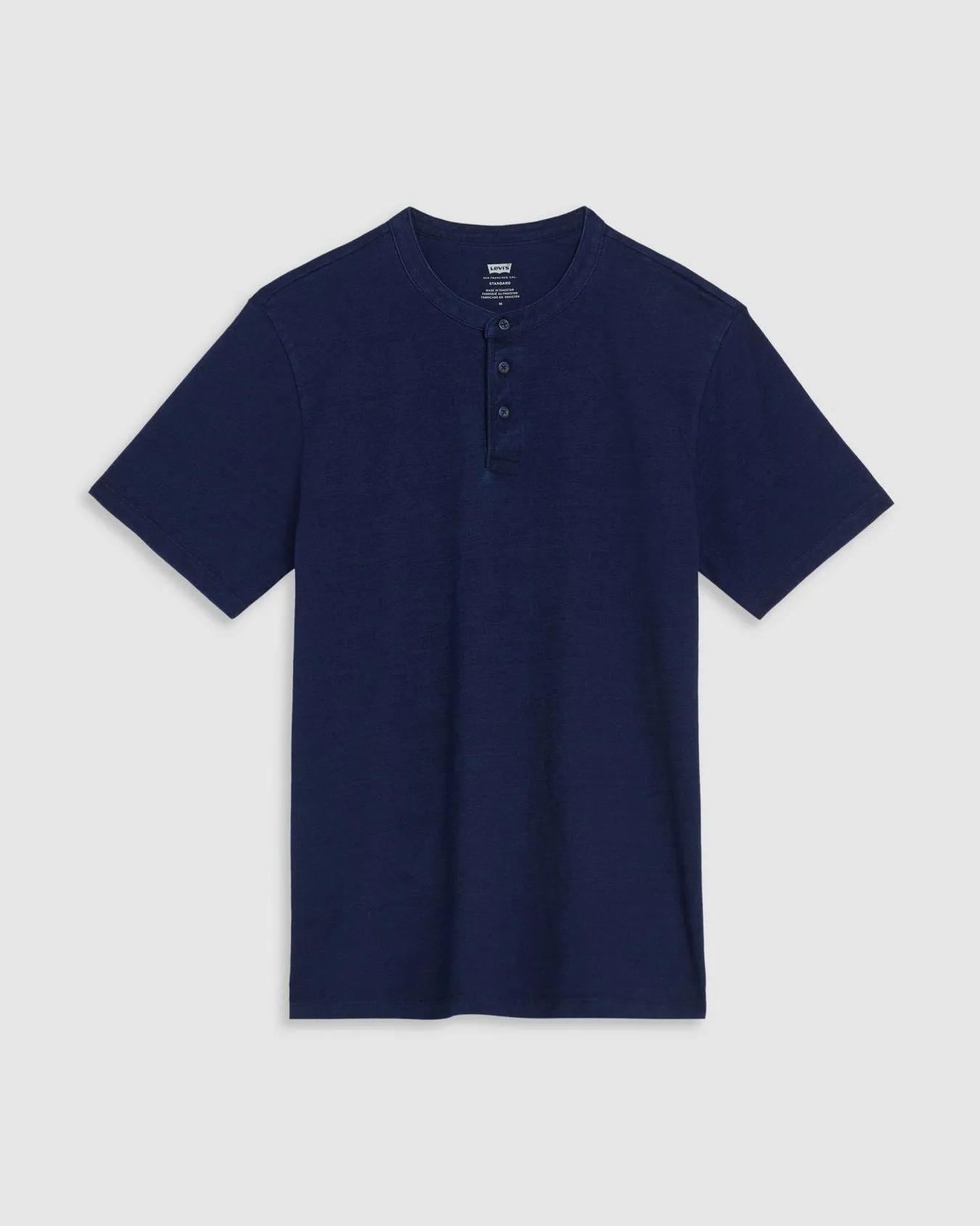 Levi's® S/S Housemark Henley - True Indigo Dark Indigo