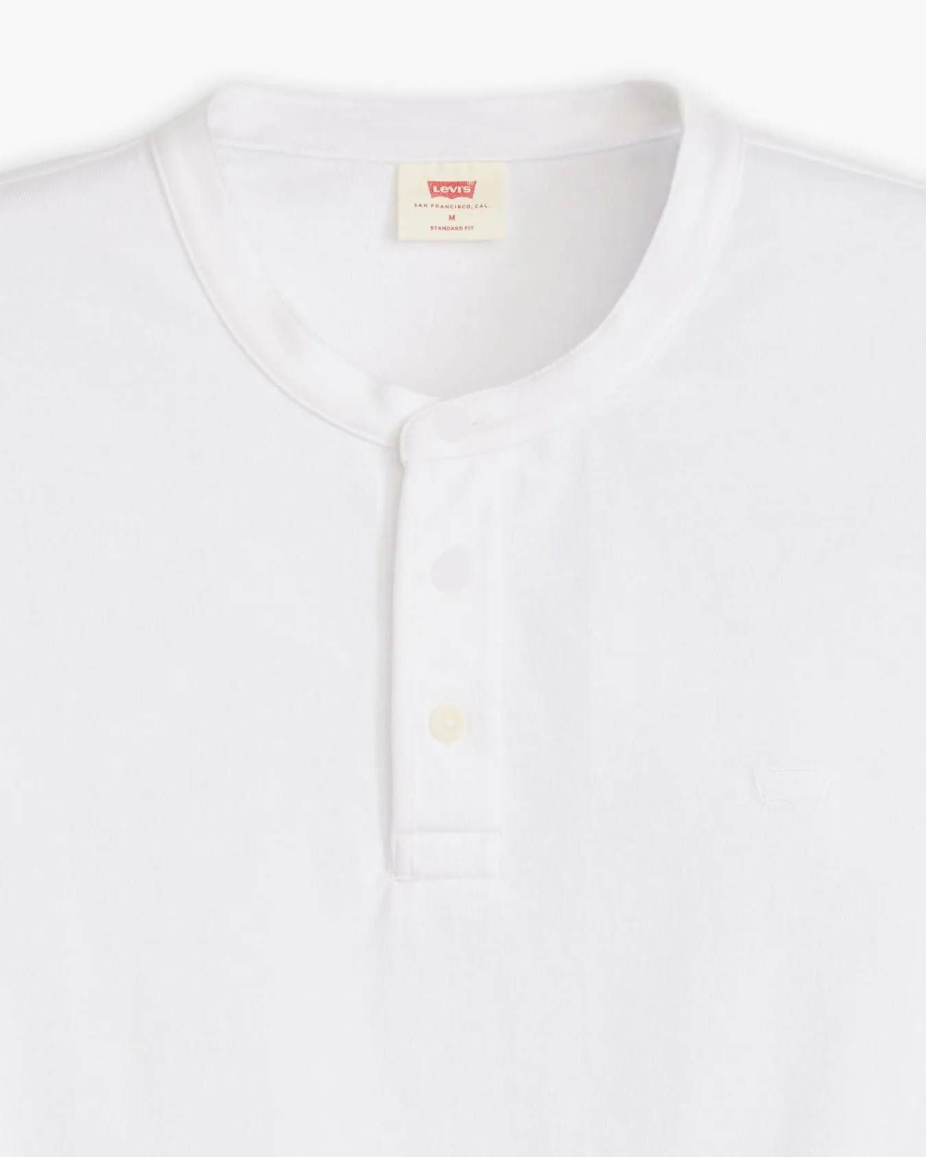 Levi's® S/S Housemark Henley - White