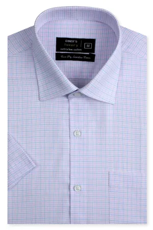 Light Pink Formal Luxury Shirt (Half Sleeves)