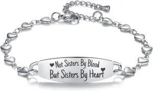 LinnaLove Sister bracelets for 2/3/4 Inspirational bracelets for women the Perfect Friendship Jewelry Gift for Best Friend