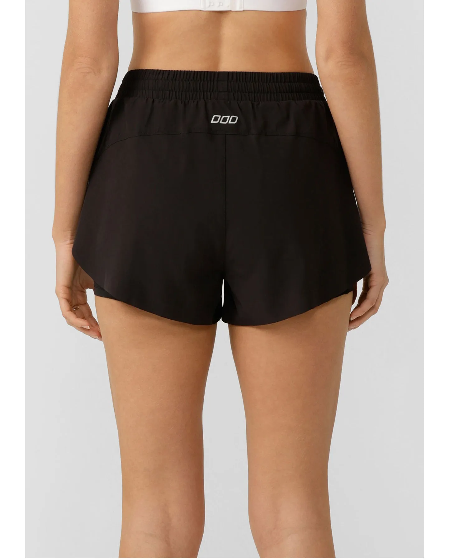 Lorna Jane Lightspeed Phone Pocket Run Short - Black