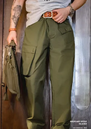 Maden Tactical Cargo Pants Men's Retro M43 Military Multi Pockets Trousers Outdoor Camping Baggy Pants Camouflage