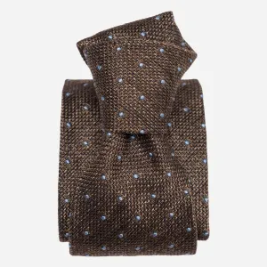 Mattei - Silk Grenadine Tie - Brown