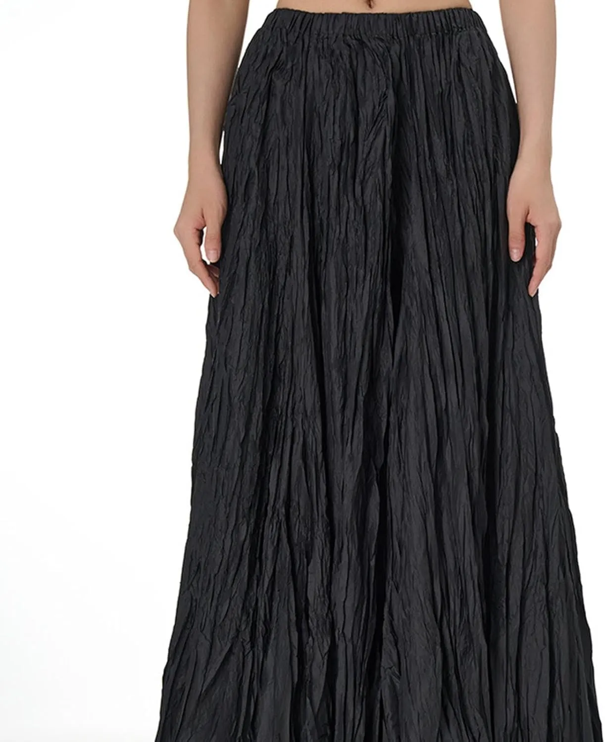 Maxi Long Skirts for Womens Girls Summer Holiday Loose Bohemian Skirt Elastic Waisted A-Line Flowy Swing One Size Skirts