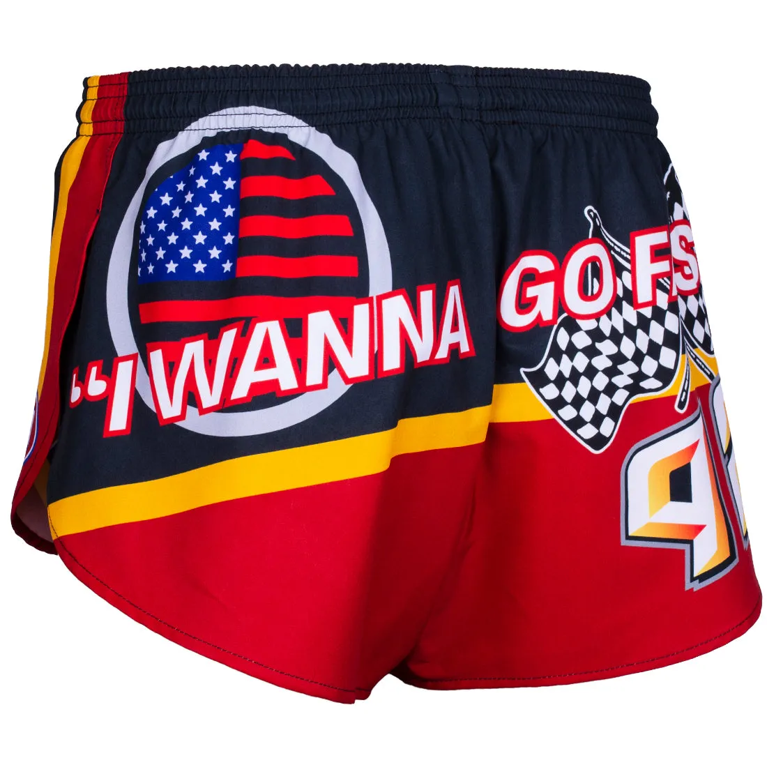 Men's Printed 1" Elite Split Shorts - Talladega