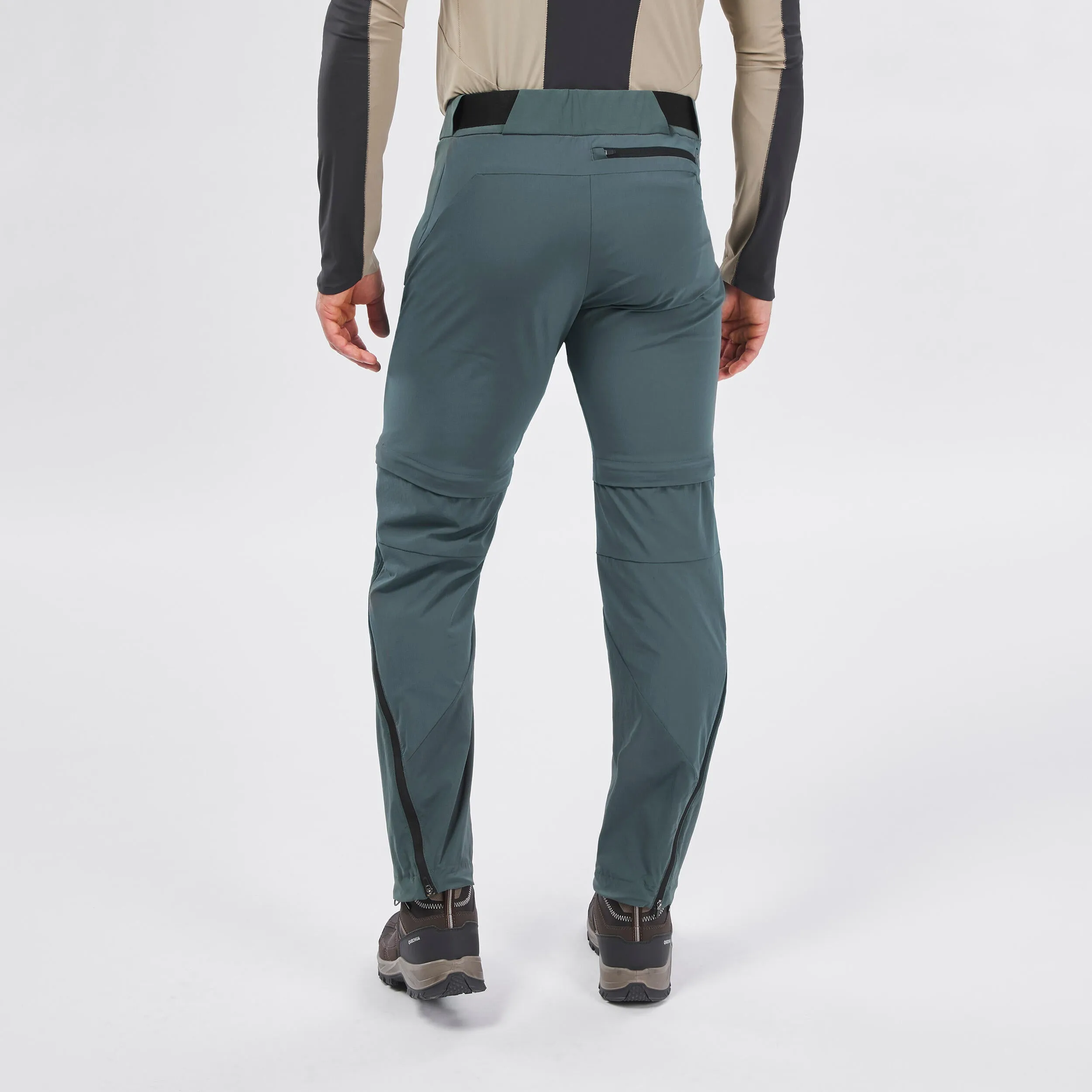 Men's trousers Quechua MH550, dark gray-green