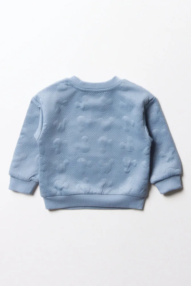 Mickey Mouse Crew Neck Tracktop Blue