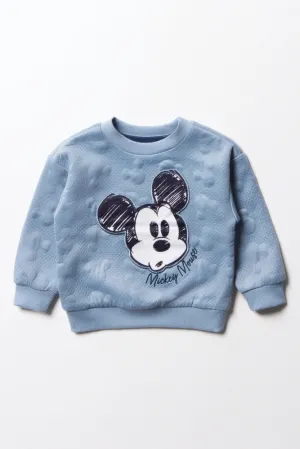Mickey Mouse Crew Neck Tracktop Blue