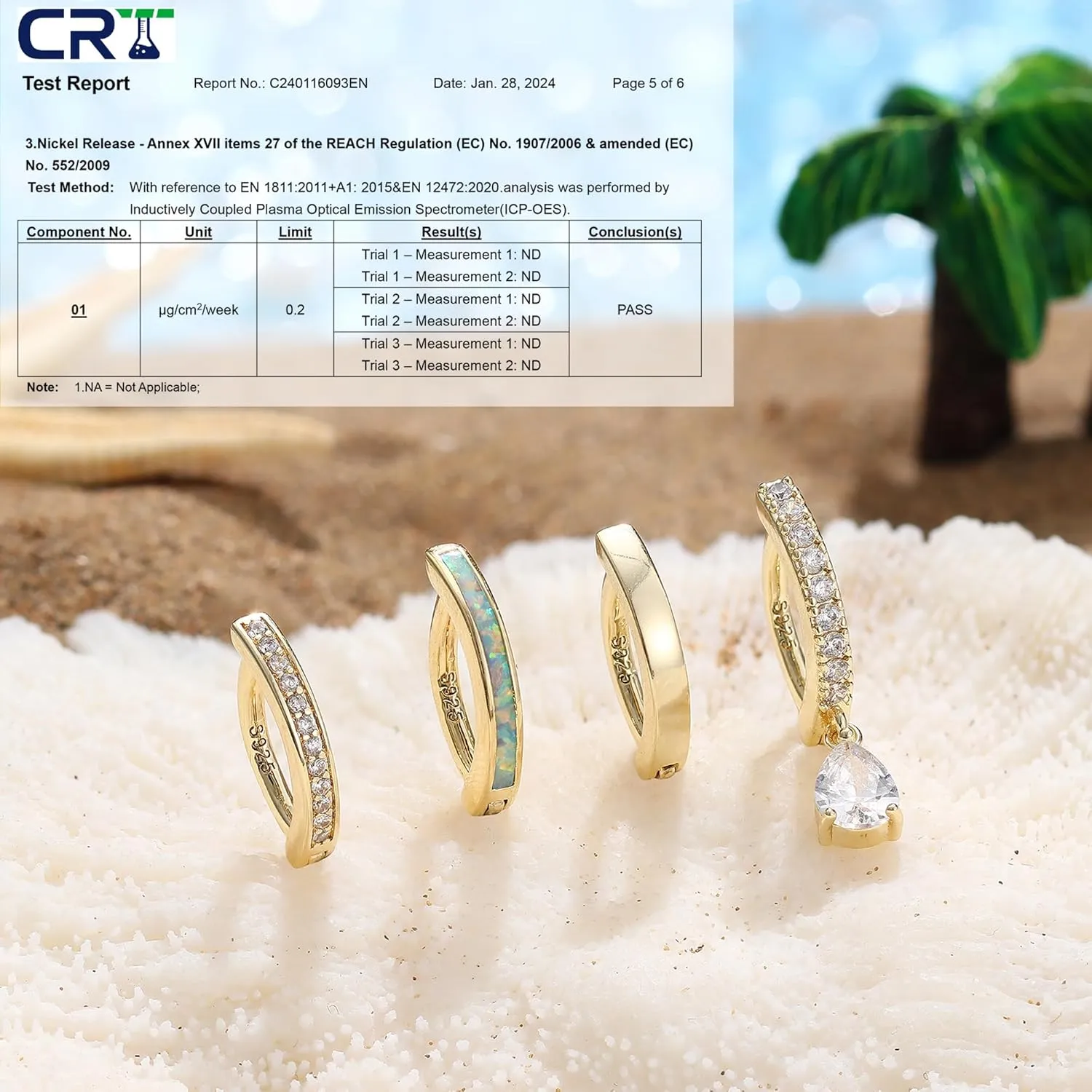 MILACOLATO 4-Piece Silver & Gold Hoop Belly Button Rings: Sterling Silver 14G CZ Opal Clickers, Hypoallergenic