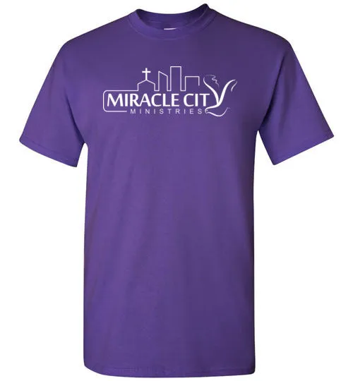 Miracle City Logo, Front Print T-Shirt - 12 Colors