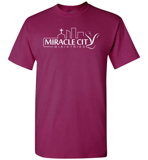 Miracle City Logo, Front Print T-Shirt - 12 Colors