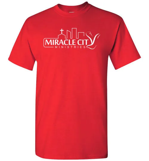 Miracle City Logo, Front Print T-Shirt - 12 Colors