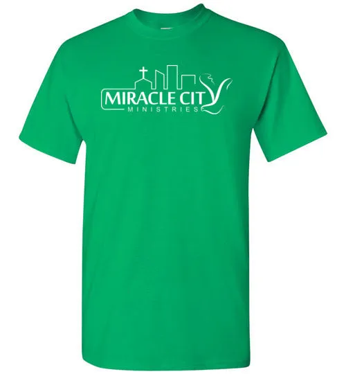 Miracle City Logo, Front Print T-Shirt - 12 Colors