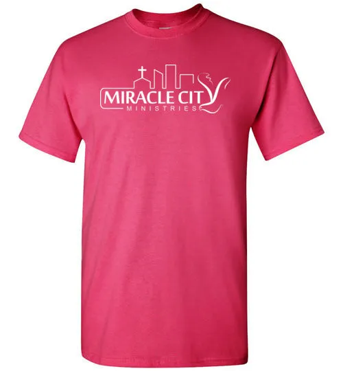 Miracle City Logo, Front Print T-Shirt - 12 Colors
