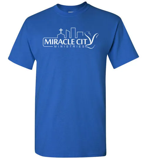 Miracle City Logo, Front Print T-Shirt - 12 Colors