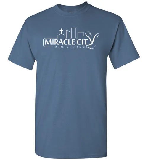 Miracle City Logo, Front Print T-Shirt - 12 Colors