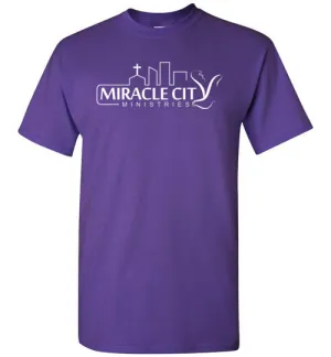 Miracle City Logo, Front Print T-Shirt - 12 Colors