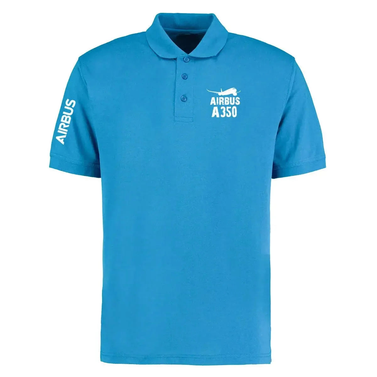 New The Airbus A350 Aviation Pilots Cotton Men Polo Shirts T-Shirts Tops Tees