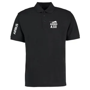 New The Airbus A350 Aviation Pilots Cotton Men Polo Shirts T-Shirts Tops Tees