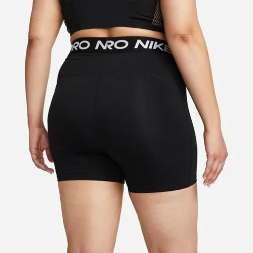 Nike Women's Pro 365 Shorts Black & White Medium