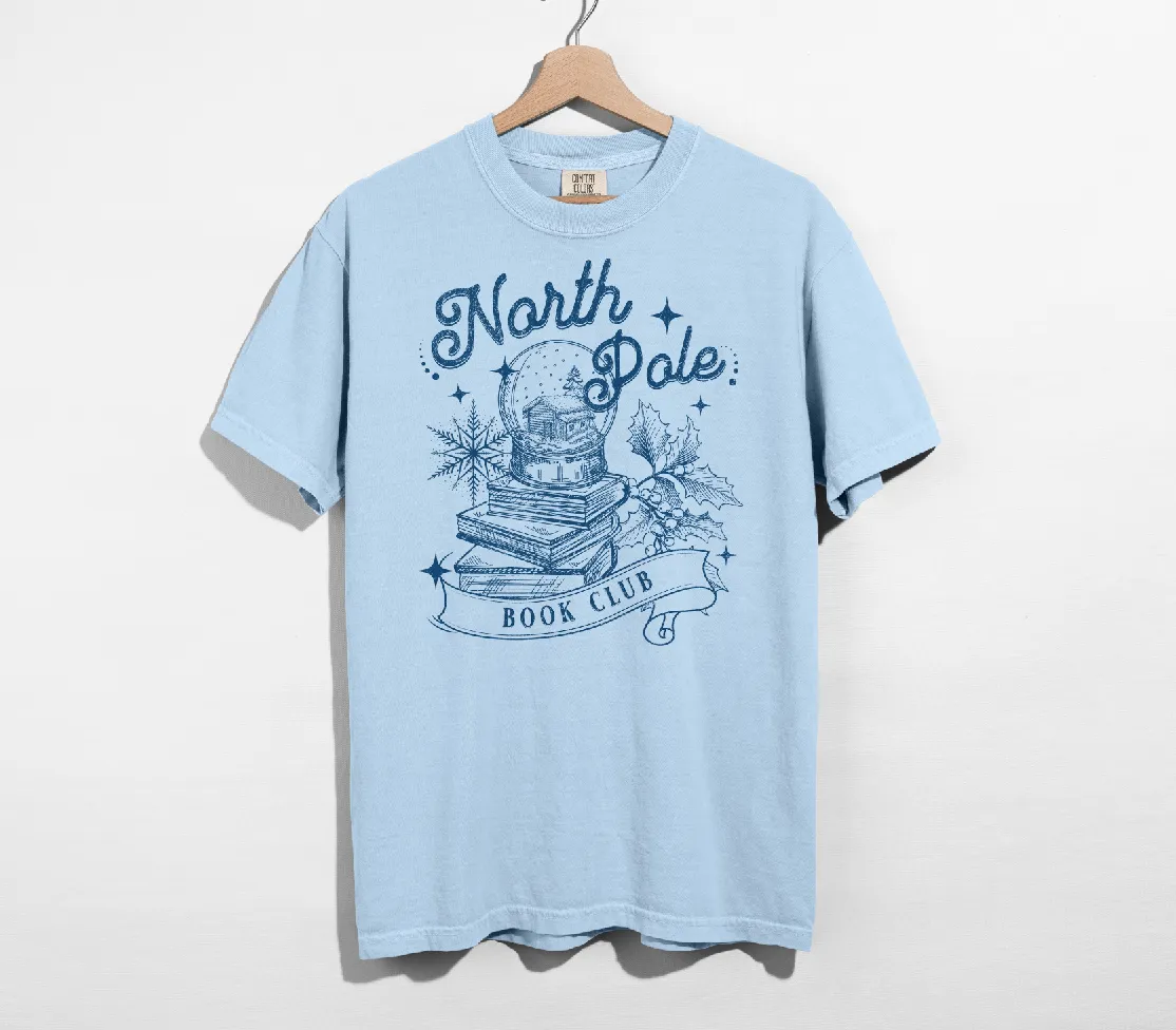 north pole book club t-shirt